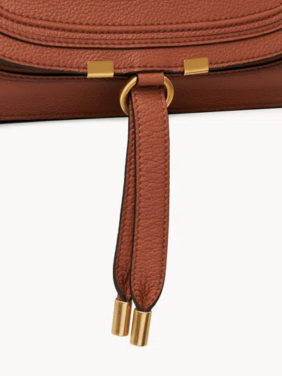 Chloé Brown Leather Medium Marcie Handbag