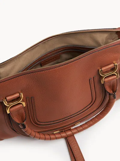 Chloé Brown Leather Medium Marcie Handbag