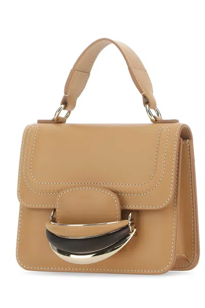 Chloé Chloe Woman Camel Leather Small Kattie Handbag
