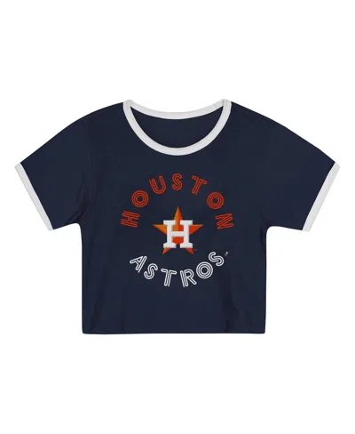 Outerstuff Toddler 2-piece Navy Houston Astros Double Run T-shirt And Shorts Set