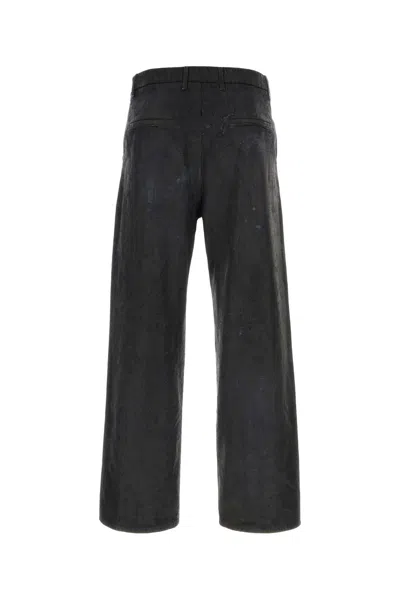 Diesel High-waisted Wide-leg Jeans With Edgy Raw Hem