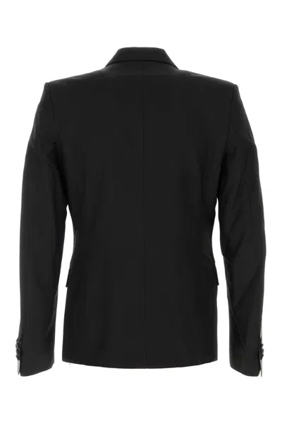 Diesel Black Polyester Blend J-phoenix Blazer