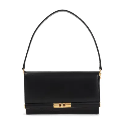 Dolce & Gabbana Marlene Black Calf Leather Shoulder Bag
