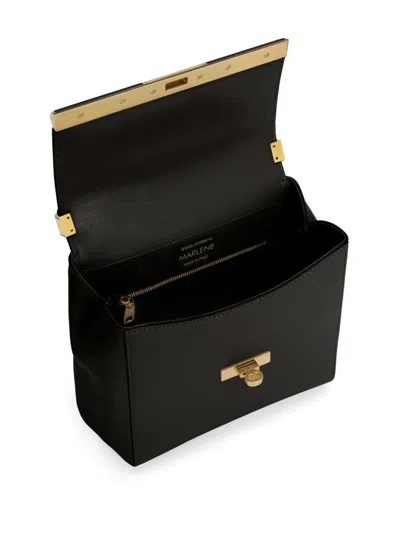 Dolce & Gabbana Marlene City Grained Leather Shoulder Bag