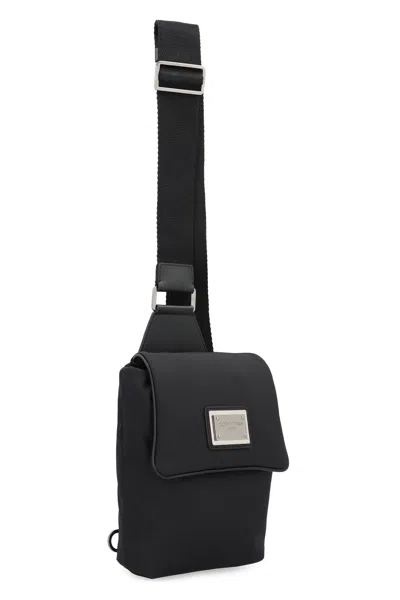 Dolce & Gabbana Black Nylon Belt Bag