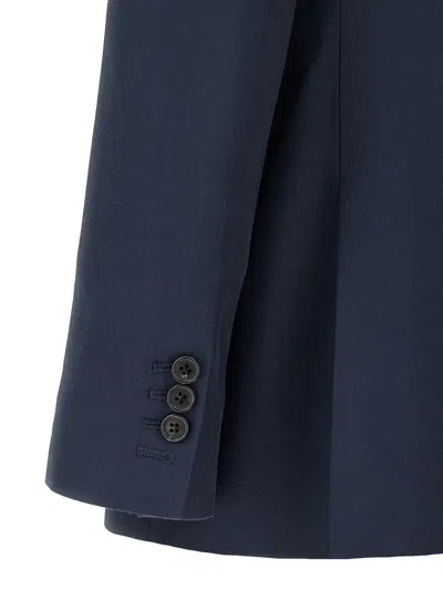 Theory Woman Blazer Midnight Blue Size 8 Viscose