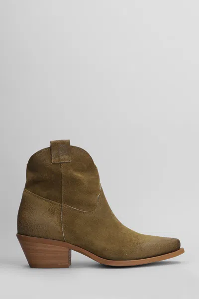 Metisse Suede Ankle Boots