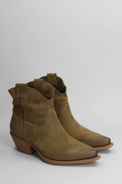 Metisse Suede Ankle Boots