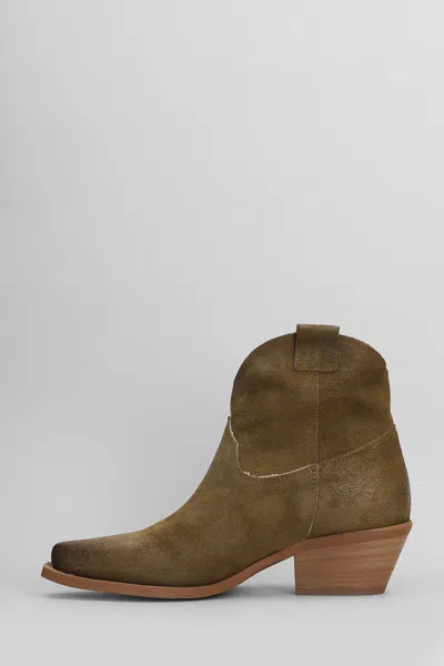 Metisse Suede Ankle Boots