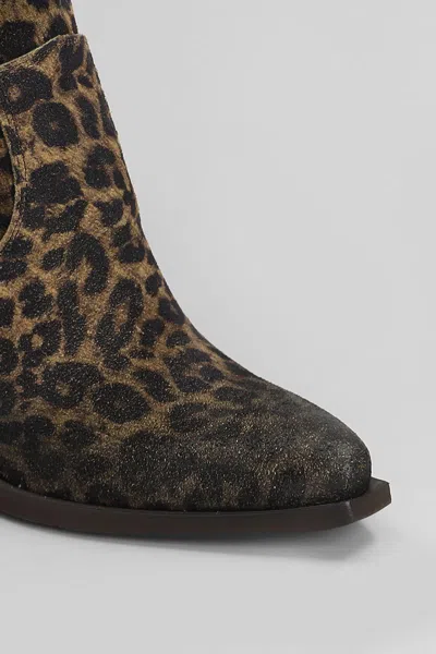Metisse Leopard-print Ankle Boots