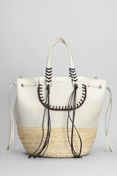 Cuba Lab Bolero Tote In Beige Raffia In Neutral
