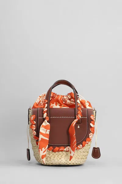 Cuba Lab Habanera Mini Tote In Beige Raffia