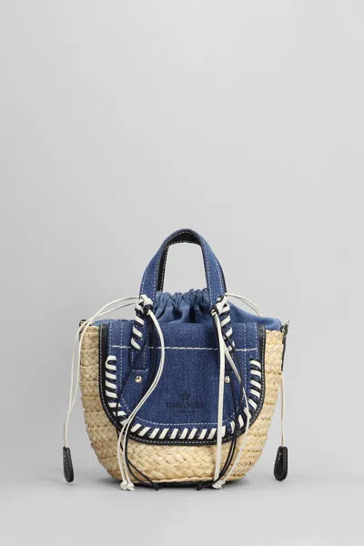 Cuba Lab Habanera Mini Tote In Beige Raffia
