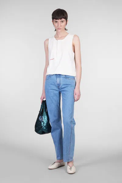 Jw Anderson Women Twisted Denim Jeans