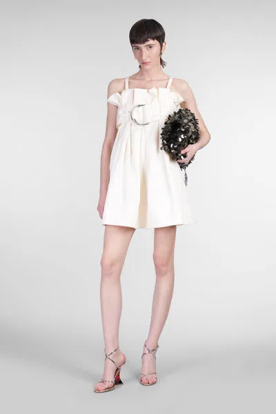 Jw Anderson Belted Pleated Mini Dress