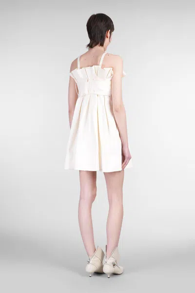 Jw Anderson Belted Pleated Mini Dress