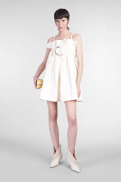 Jw Anderson Belted Pleated Mini Dress
