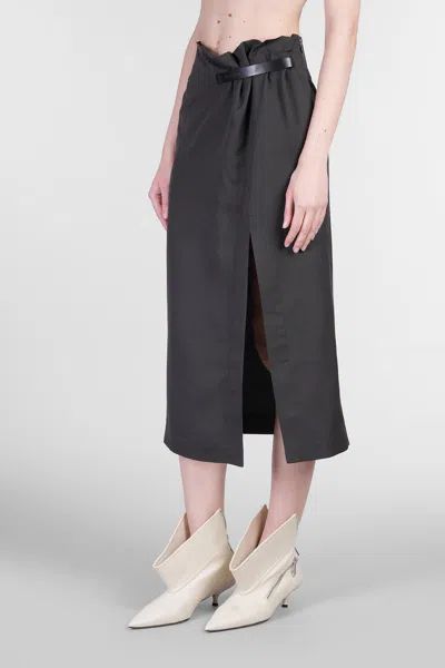 Jw Anderson Strap Detail Slit Skirt