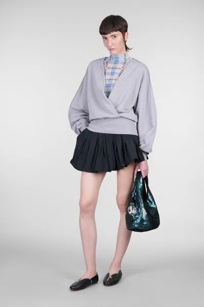 Jw Anderson Memory Gathered Taffeta Mini Skort