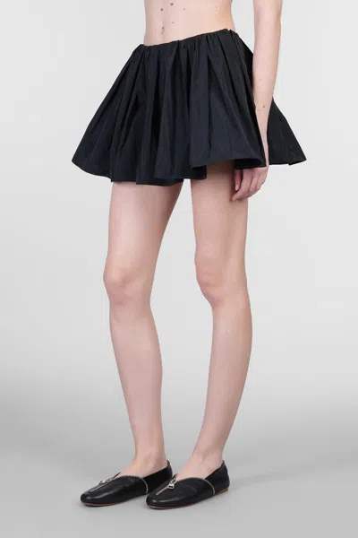 Jw Anderson Memory Gathered Taffeta Mini Skort