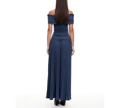 Lioness Field Of Dreams Maxi Dress In Blue