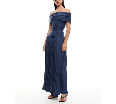 Lioness Field Of Dreams Maxi Dress In Blue