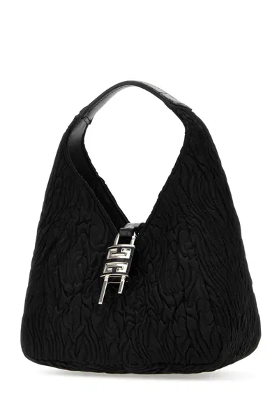 Givenchy Black Fabric G-hobo Mini Handbag
