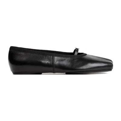 Givenchy Black Leather Ballerinas