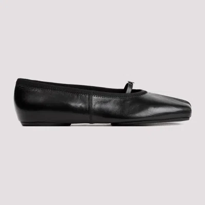 Givenchy Black Leather Ballerinas