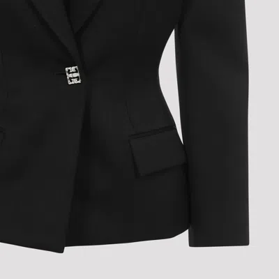 Givenchy Elegant Wool Blazer With Signature 4g Emblem