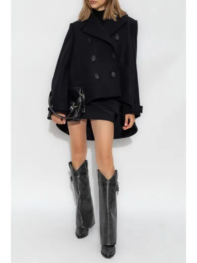 Givenchy Wool Cropped Caban Coat