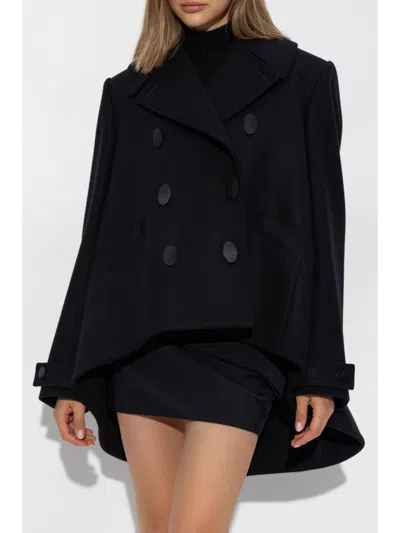 Givenchy Wool Cropped Caban Coat