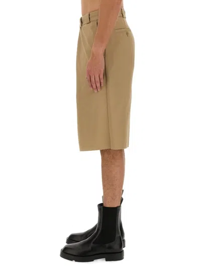 Givenchy Cappuccino Polyester Blend Bermuda Shorts