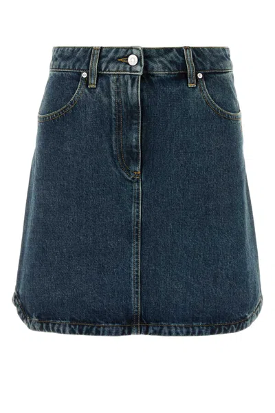 Givenchy Denim Skirt With Back And Front Pockets