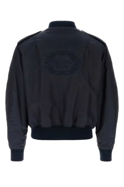 Givenchy Navy Blue Nylon Bomber Jacket