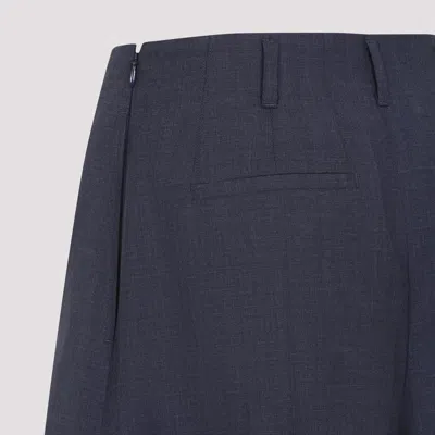 Givenchy Wool Shorts With Front Pleats And Pockets