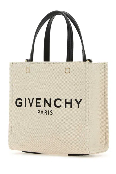 Givenchy Ivory Canvas Mini G-tote Handbag