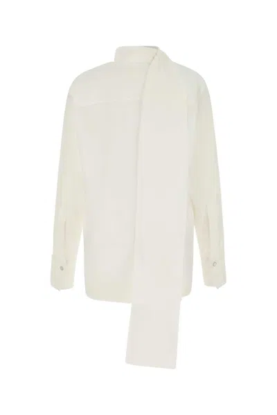 Givenchy White Crepe Blouse
