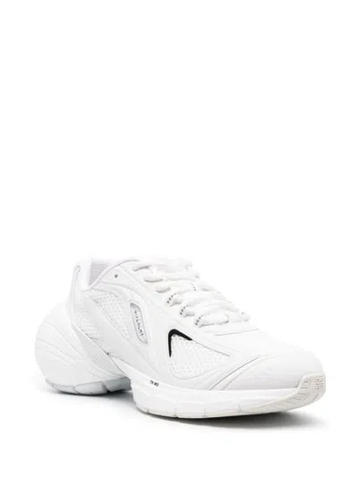 Givenchy White Mesh And Synthetic Leather Tk-mx Sneakers