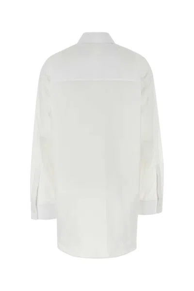 Givenchy Camicia Oversize In Popeline Bianco  Donna