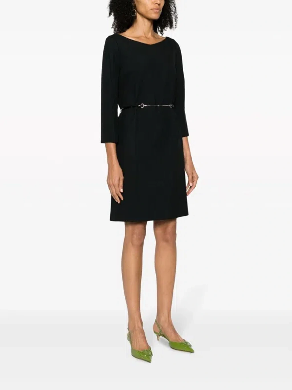 ワンピース GUCCI FW23 Black crepe mini dress (759278Z8BMY 1043) Gucci Black Crepe Mini Dress (GUCCI/ワンピース) 759278 Z8BMY