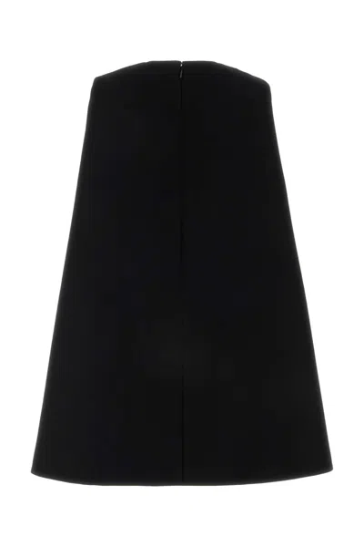 Gucci Chic Black Wool Mini Dress For Women