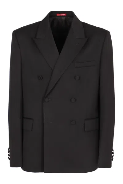 Gucci Black Wool Suit