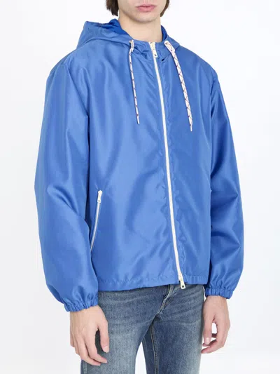 Gucci Blue Nylon Jacket