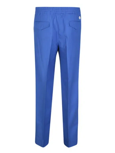 Gucci Electric Blue Wool Blend Pants