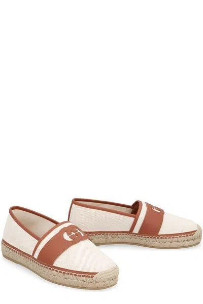 Gucci Ivory Canvas Espadrilles