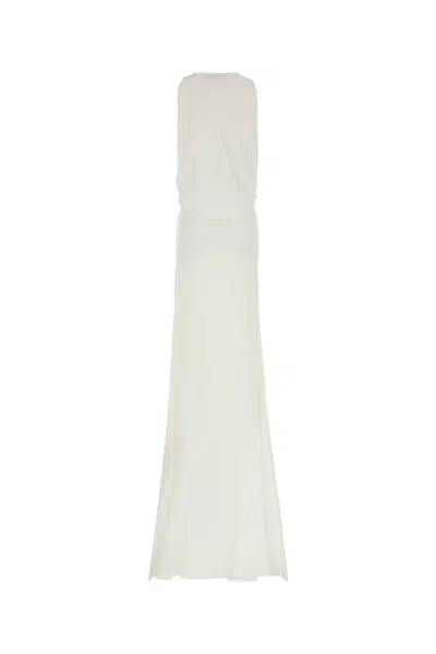 Gucci Long Crepe Dress Back Detail