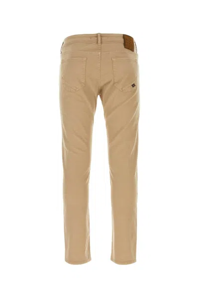 Incotex Beige Stretch Cotton Pant