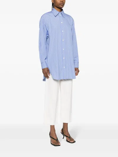 Isabel Marant Logo-embroidered Striped Shirt