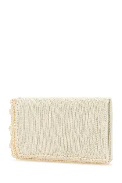 Jw Anderson Crochet Detail Rectangular Shape Clutch Bag